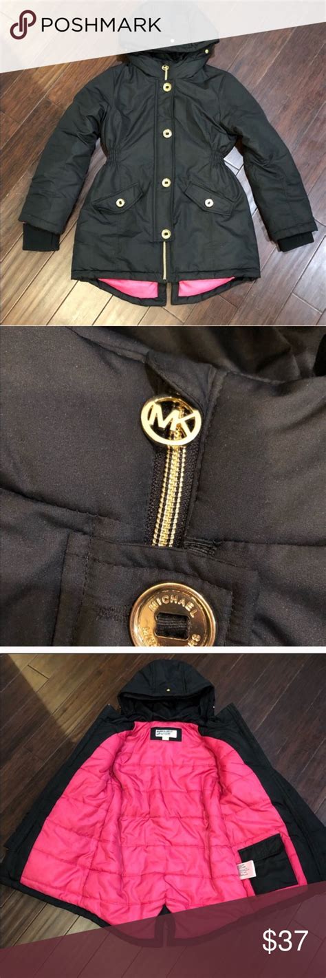 michael kors pink jacket gold buttons|michael kors clothing.